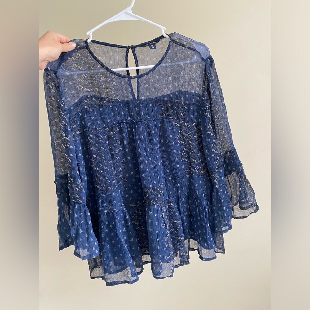 Lucky Blue Blouse